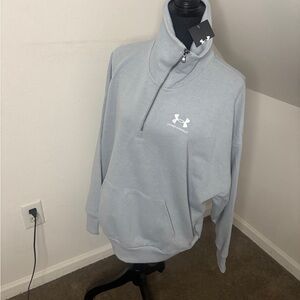 Under Armour Light Gray Oversized Pullover